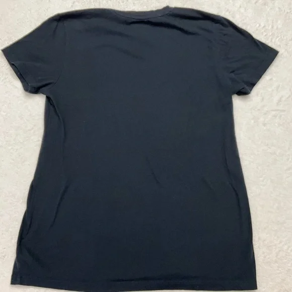 🌼4/$10🌼 HURLEY Black Florida Tropical Graphic T-Shirt Woman Small - Picture 2 of 7